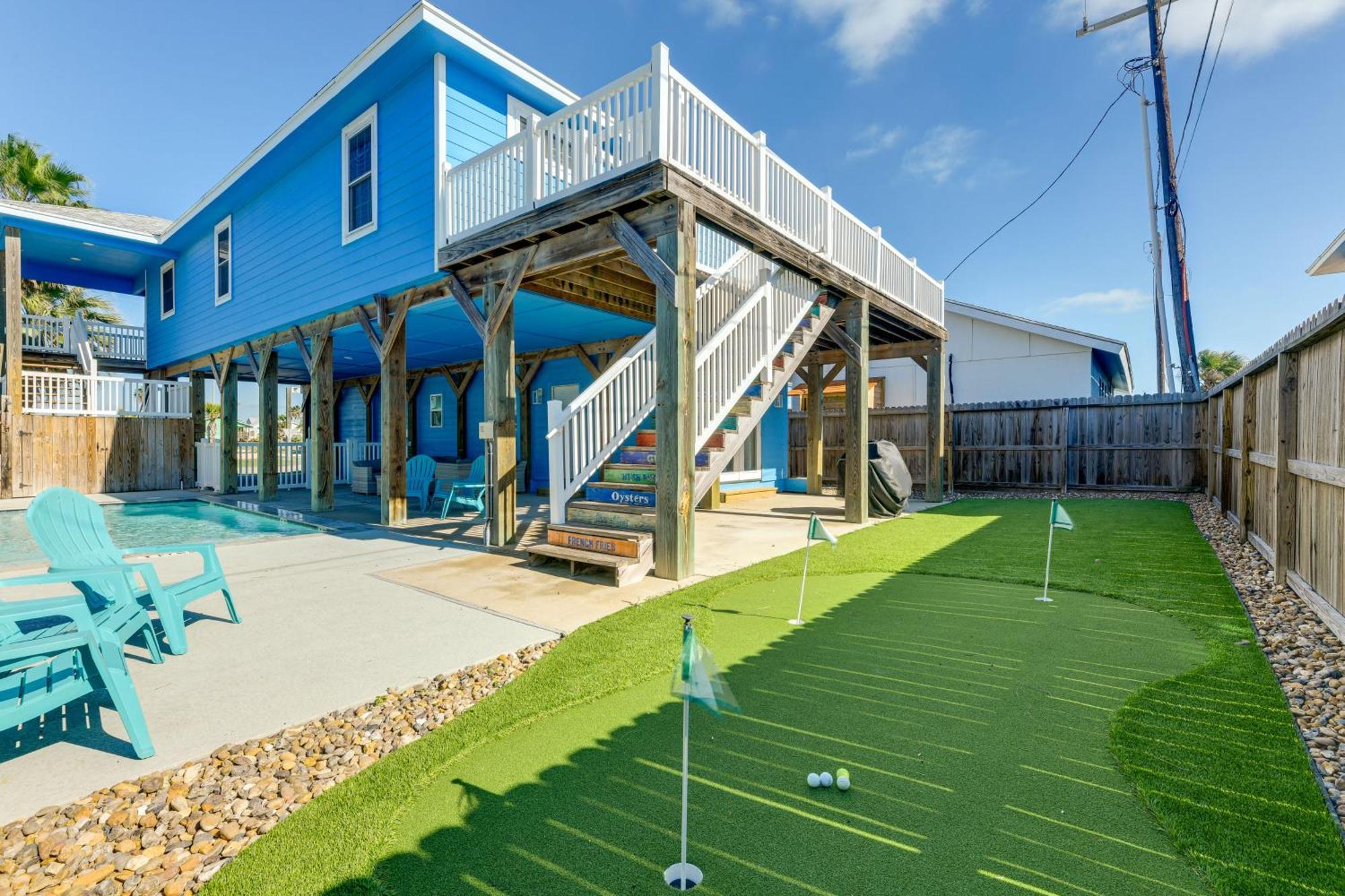 Trendy Port Aransas Home With Private Pool And Deck! Buitenkant foto