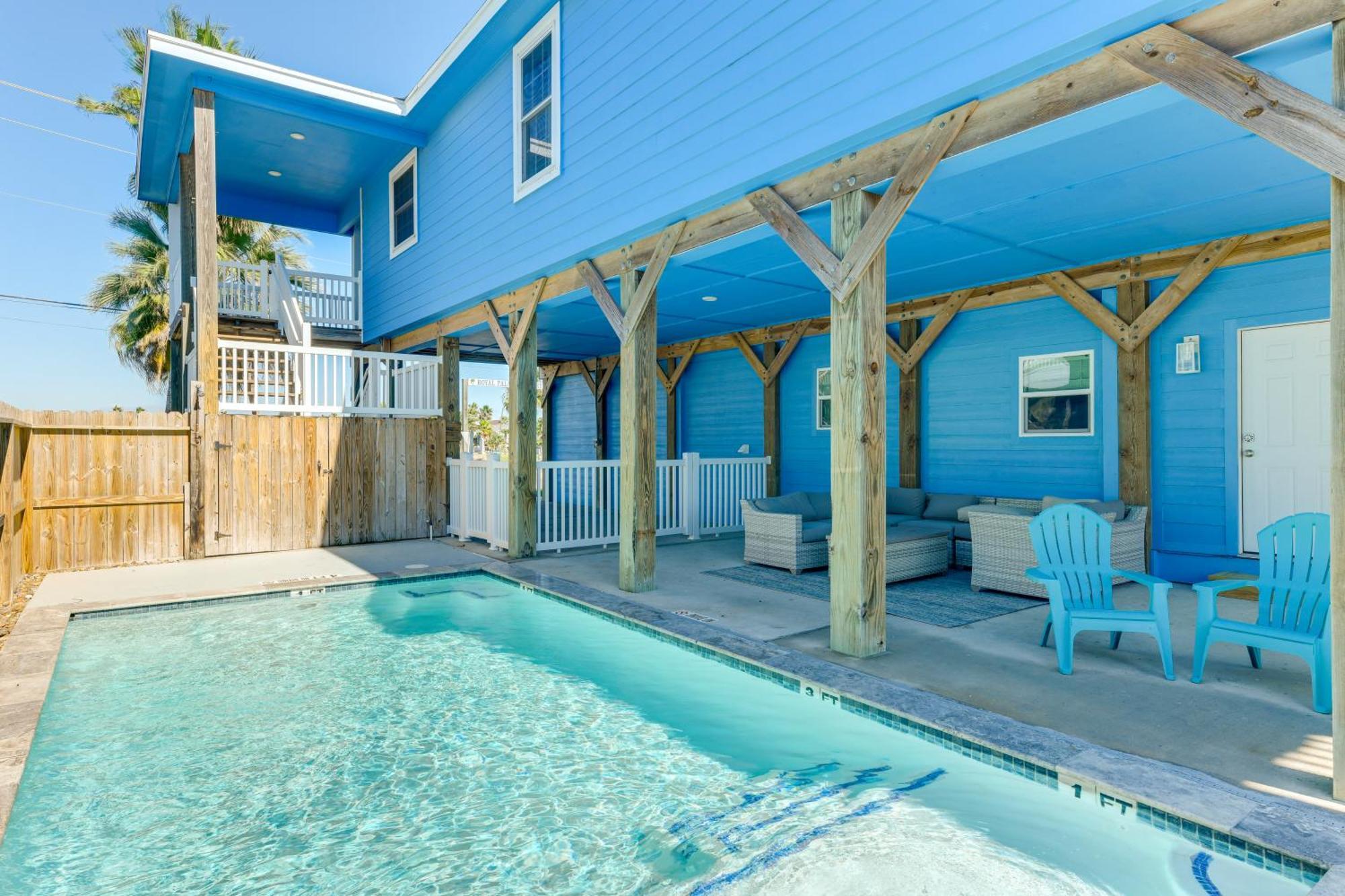Trendy Port Aransas Home With Private Pool And Deck! Buitenkant foto